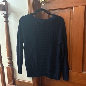 women’s navy blue chaps sweater/ size small